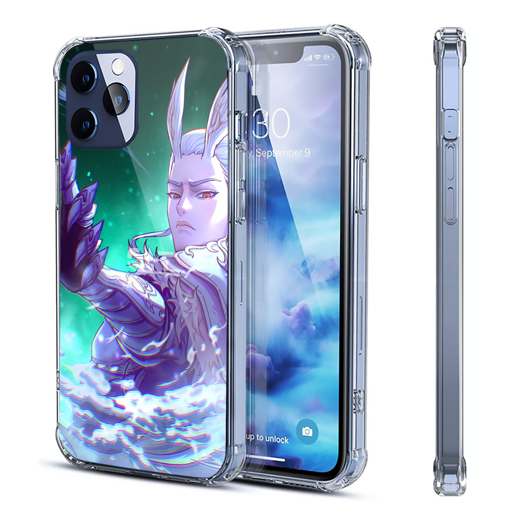（画像用） Ne Zha 2 ナタ 魔童の大暴れ 【iPhone 12シリーズ対応】透明スマホケース（クリアソフトケース）